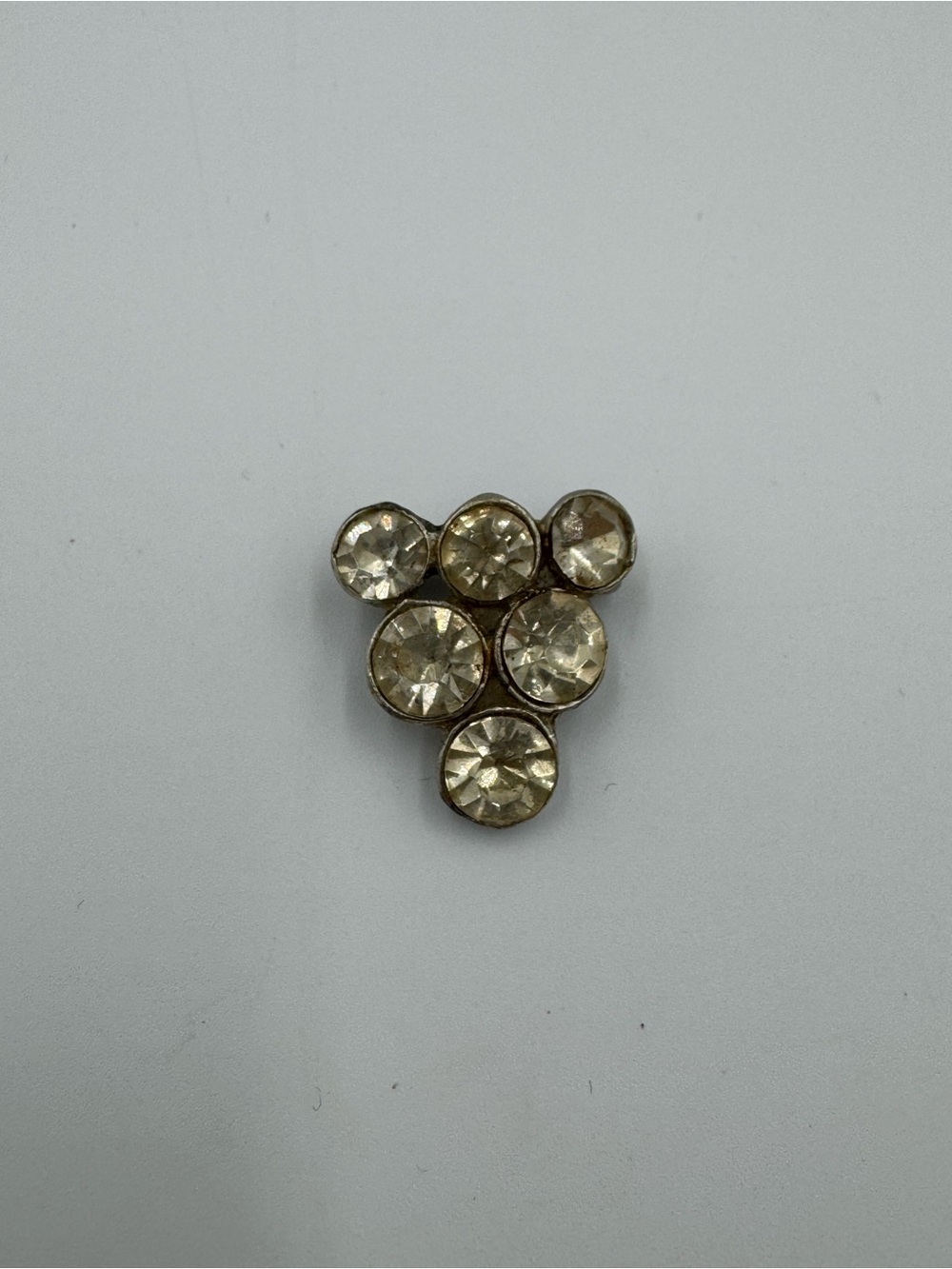 Brooch Cluster Rhinestone - American Jewelry Company - Vintage